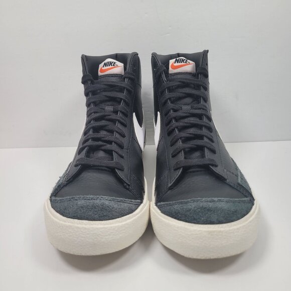 Nike Blazer Mid 77 Men's Black Sneakers BQ6806-002 US Size 11 - Picture 3 of 8